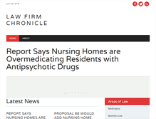 Tablet Screenshot of lawfirmchronicle.com